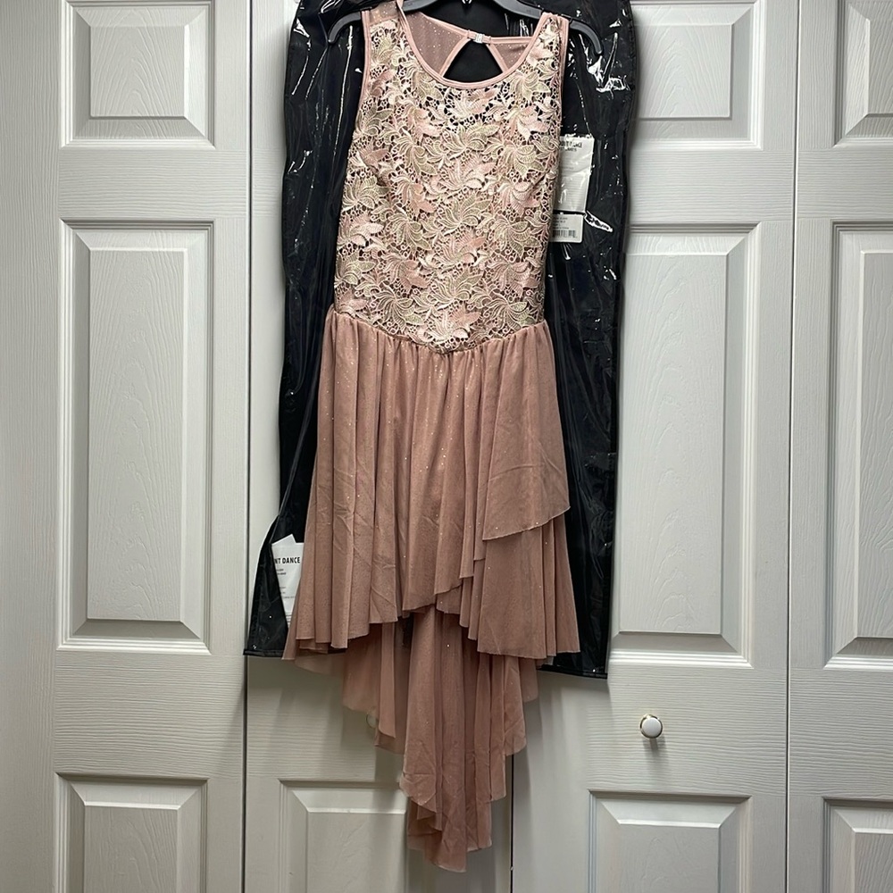 Adult Tank High-Low Mesh Lyrical Dress